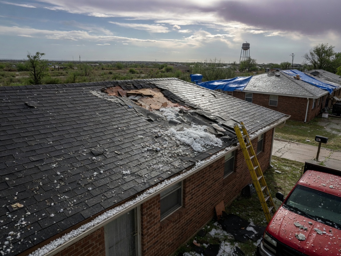 How Hail Storms Affect Roofs in North Texas