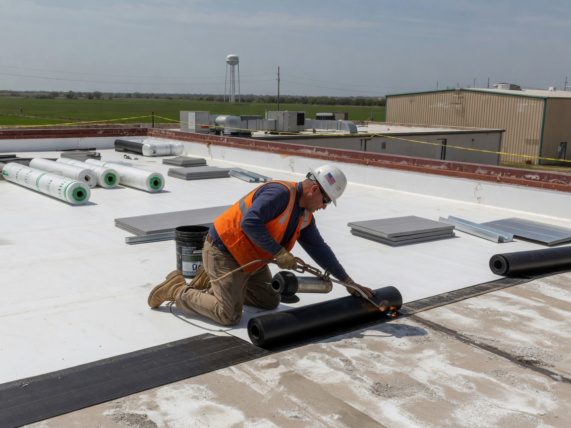 Commercial Roofing in Itasca, TX